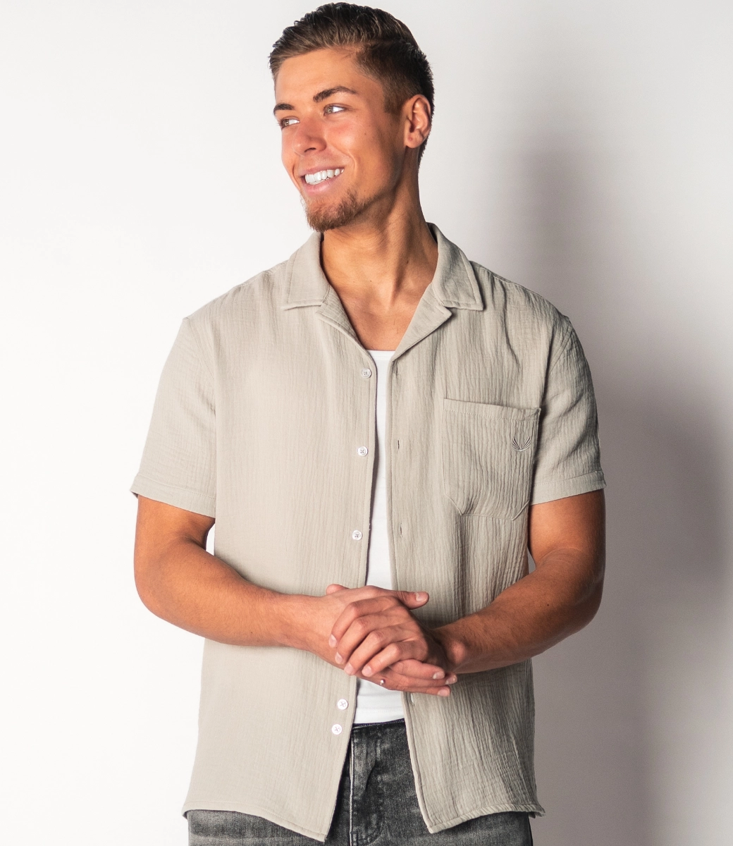 Zumo Regular Fit Shirts BEAU-HF Sand