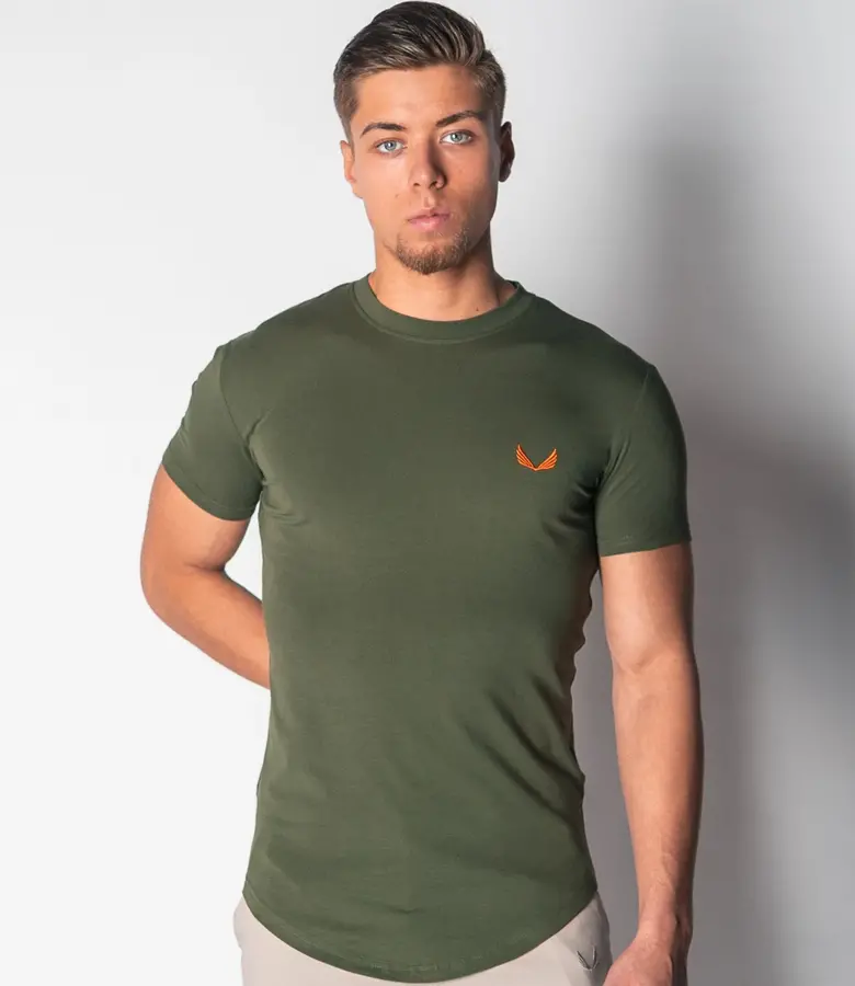 Zumo Slim Fit T-Shirts BUD-CONTRAST Army