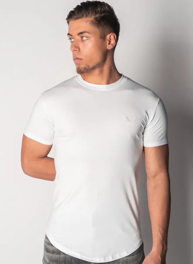 Zumo Slim Fit T-Shirts BUD-CONTRAST White