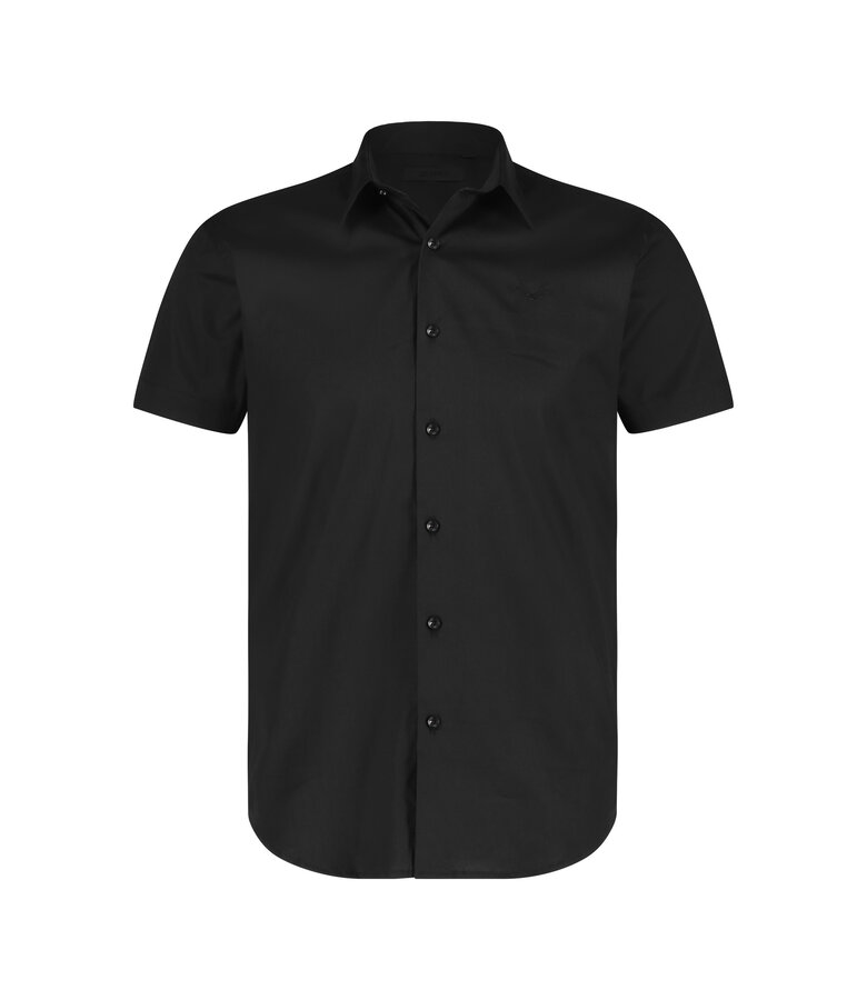 Zumo Slim Fit Shirts CHUCK-SS Black