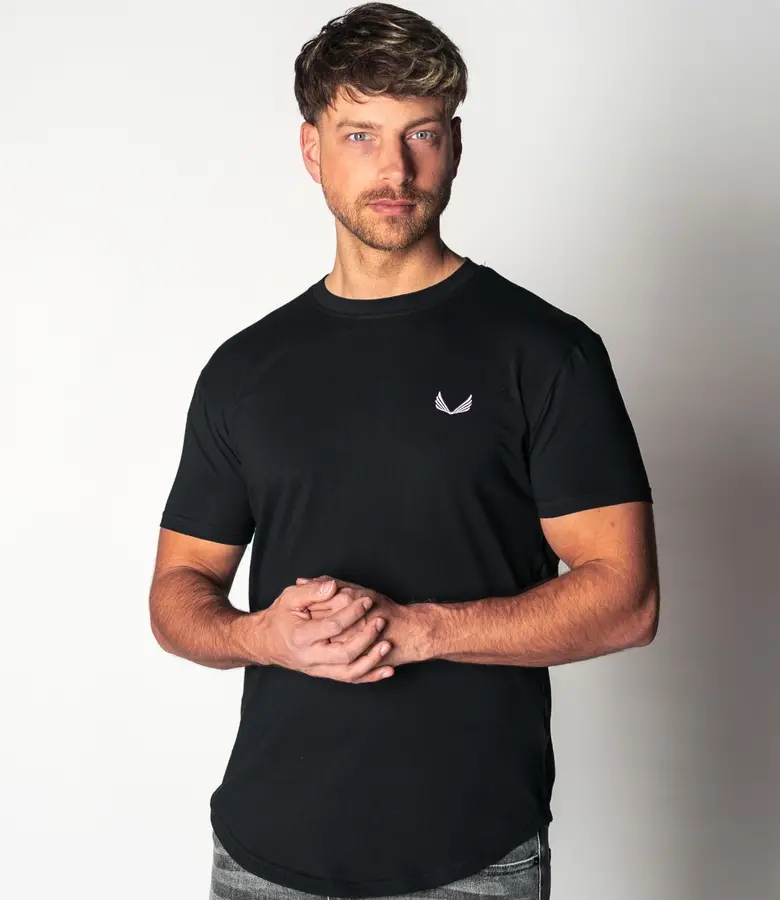 Zumo Slim Fit T-Shirts BUD-CONTRAST Black