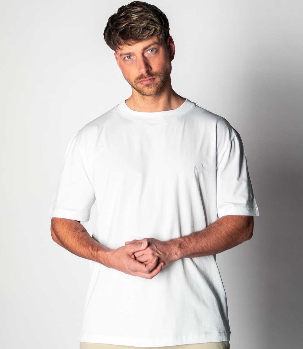 Zumo Loose Fit T-shirts TITAN White