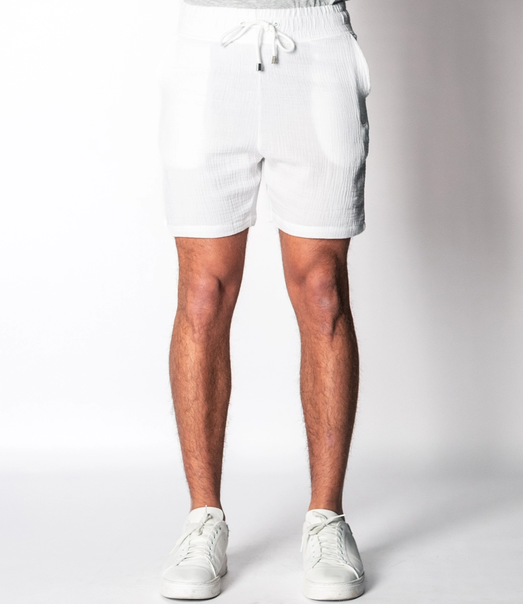 Zumo Regular Fit Shorts PINGITORE White