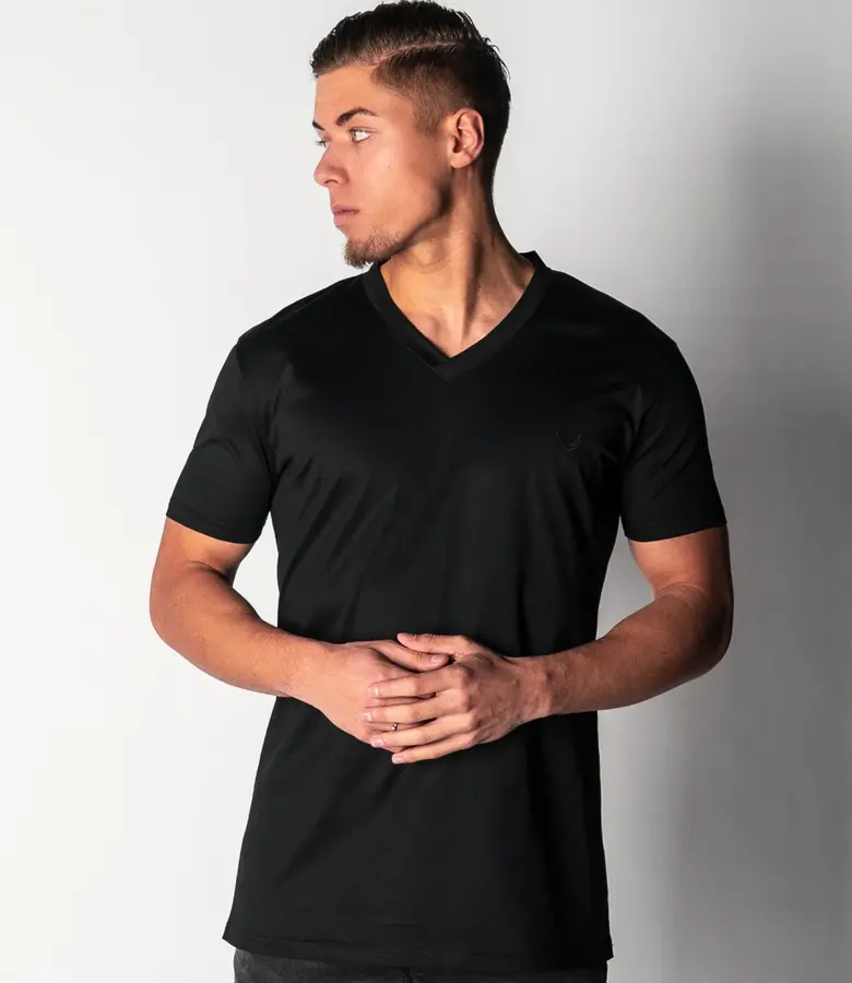 Zumo Slim Fit T-shirts MARLBELLO Black