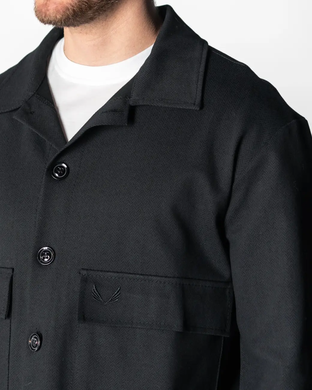 Zumo Regular Fit Overshirts BENNY-BARBARA Black