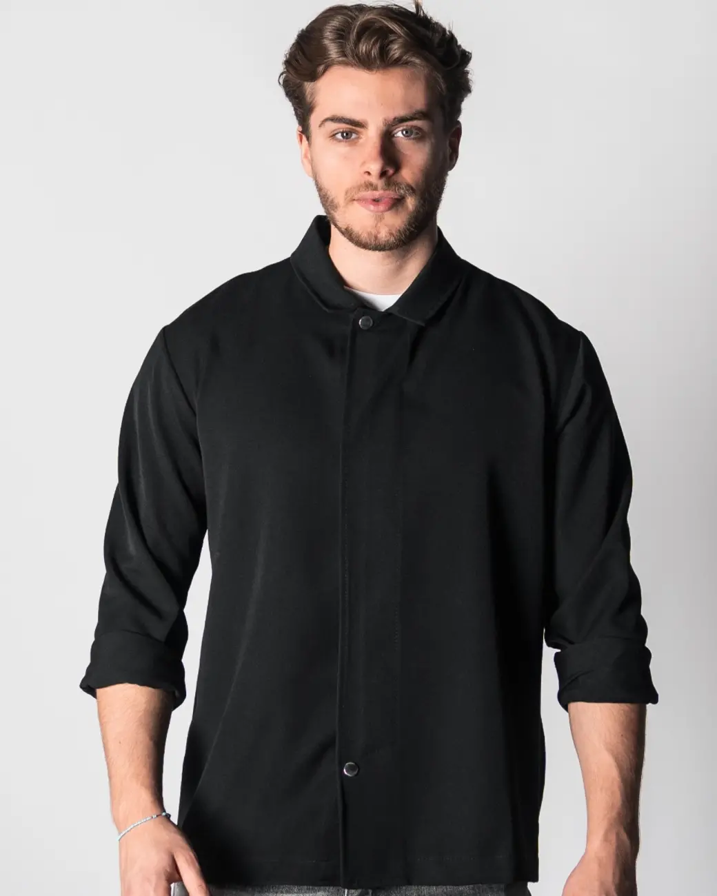 Zumo Regular Fit Shirts LOUIS Black