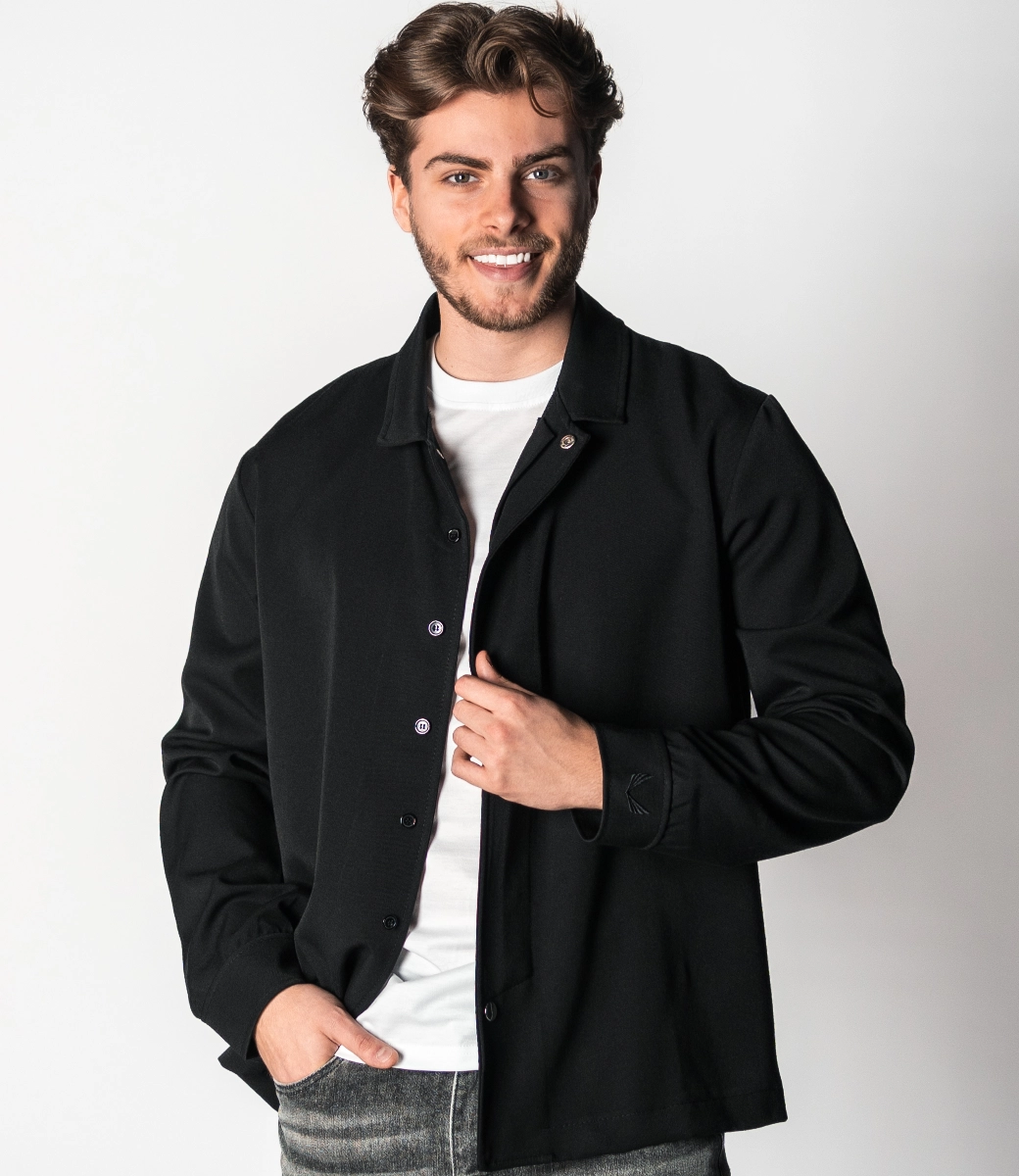 Zumo Regular Fit Shirts LOUIS Black