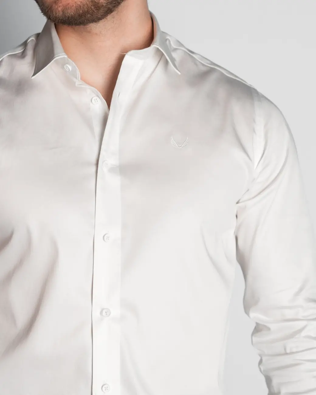 Zumo Slim Fit Shirts SCOTT White