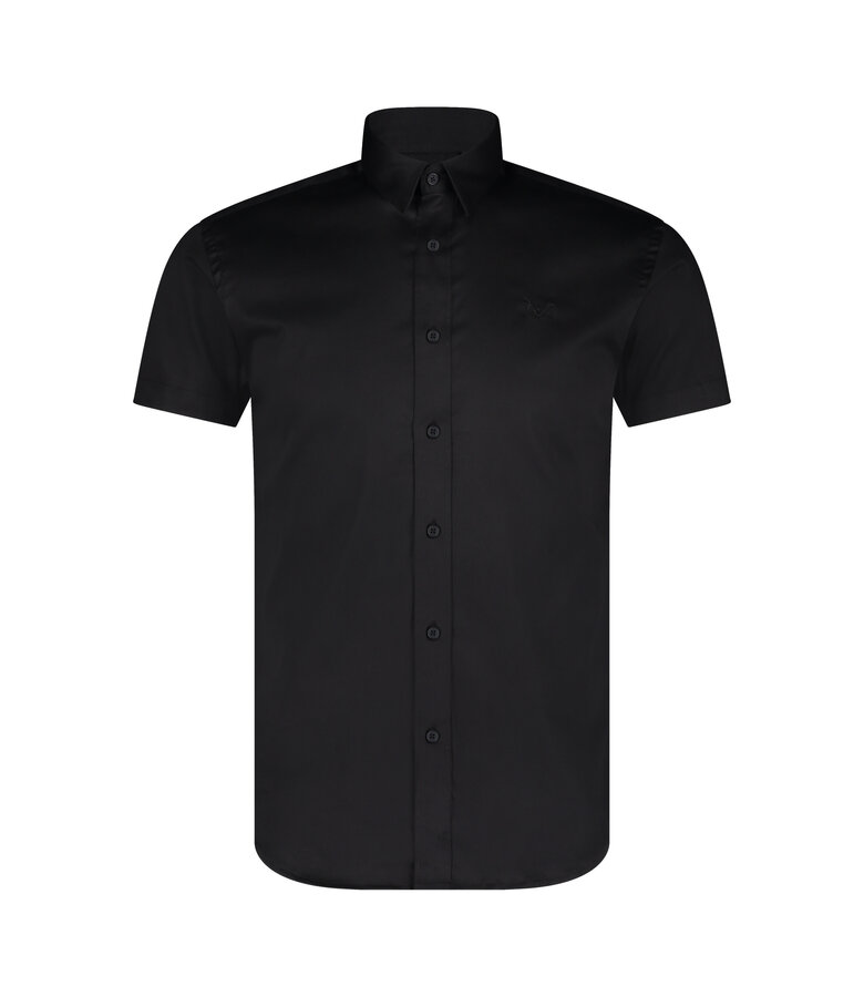 Zumo Slim Fit Shirts SCOTT-SS Black