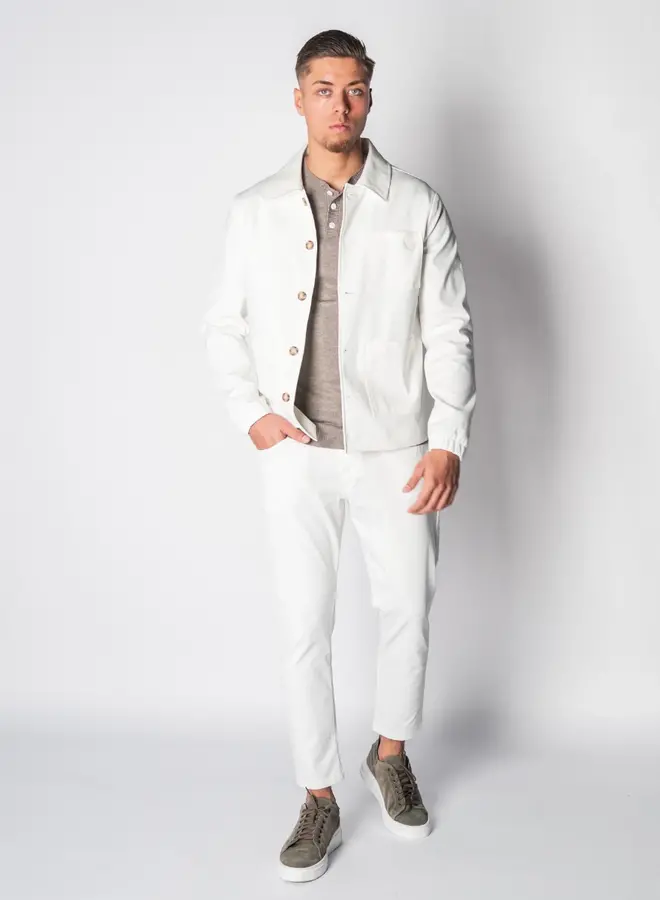 Zumo Regular Fit Jackets PIETRO-PC Cream