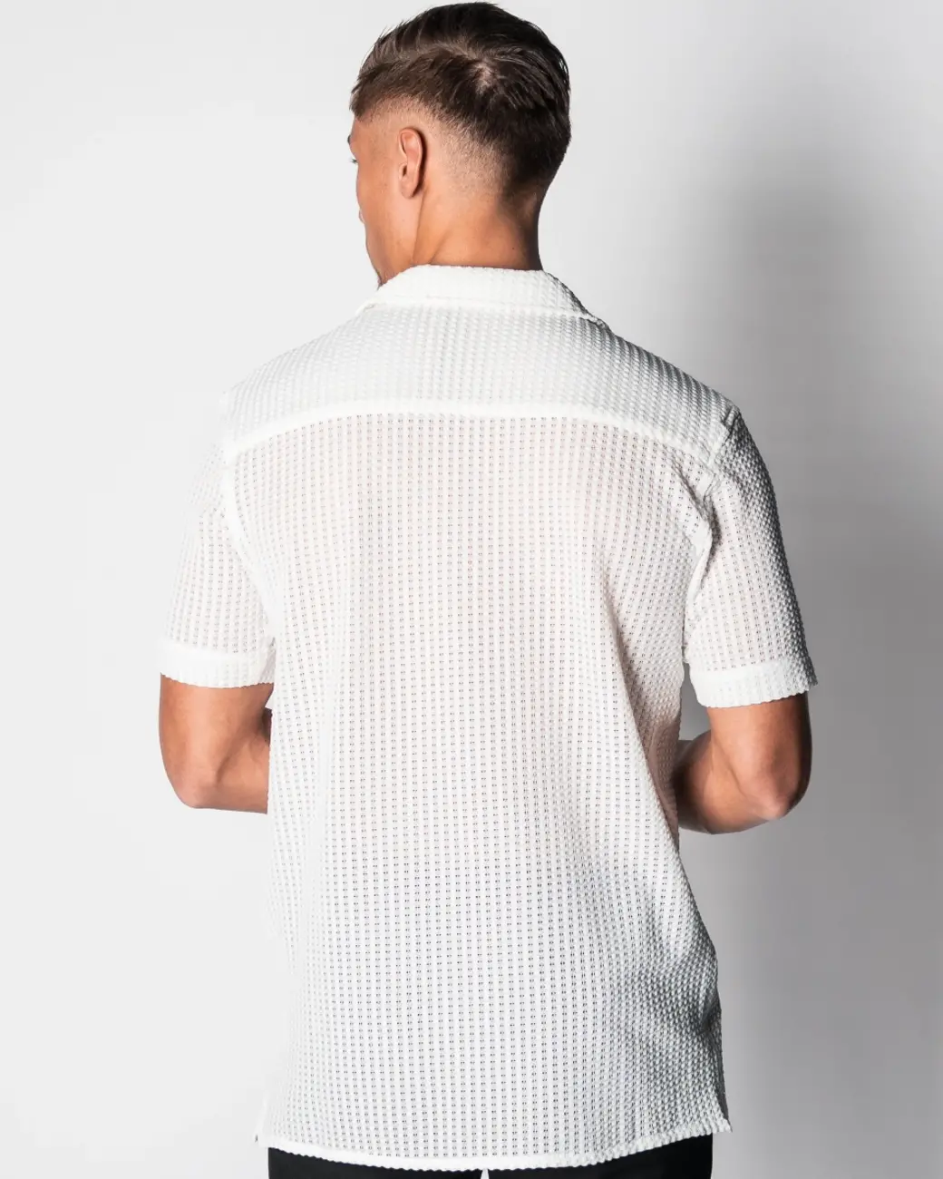 Zumo Regular Fit Shirts DOBBY White