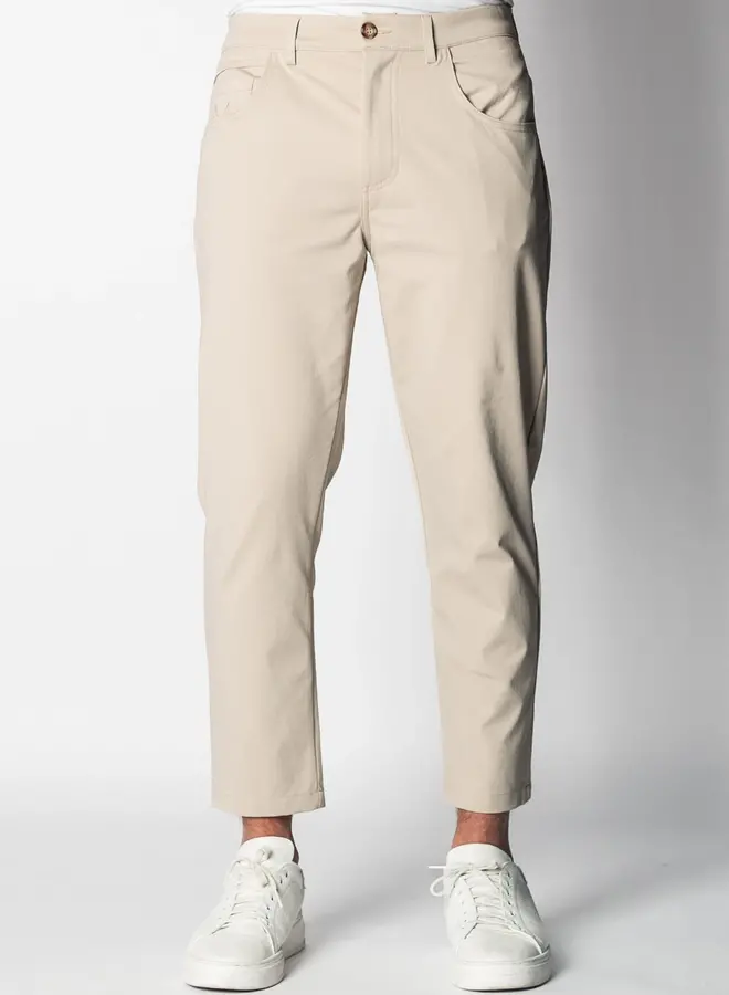 AMALFI-PC PuttyGrey - Loose Fit Pants