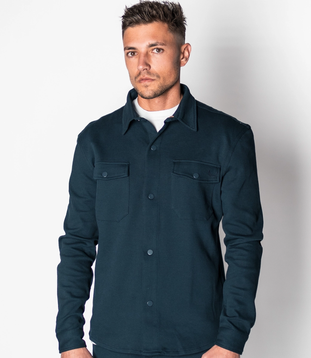 Zumo Regular Fit Overshirts BUCK-HP Navy