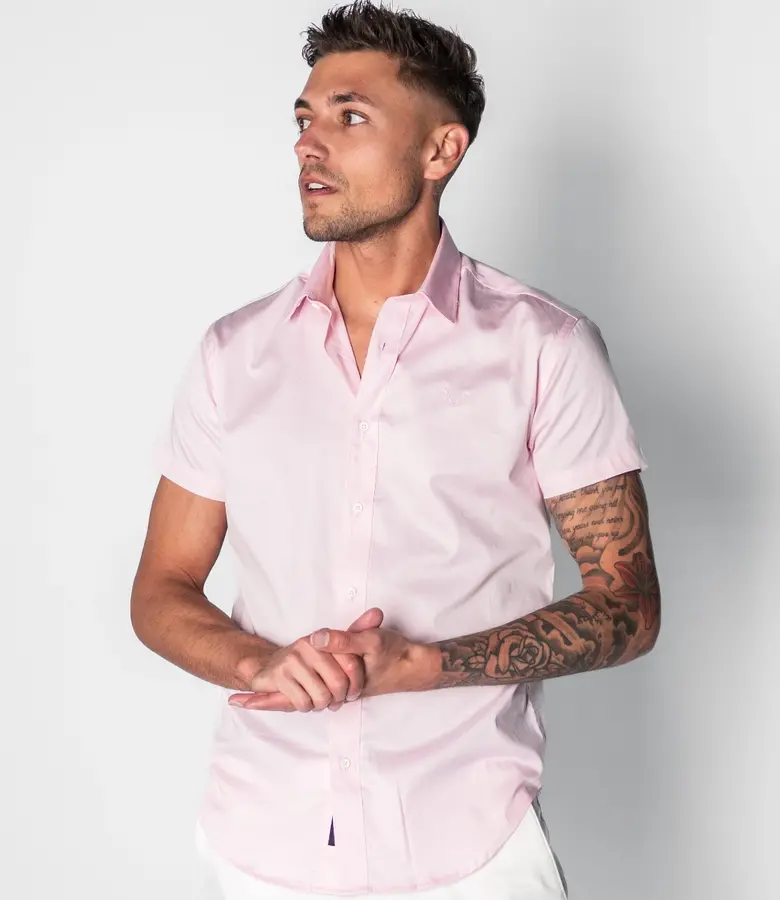 Zumo Slim Fit Shirts SCOTT-SS Pink