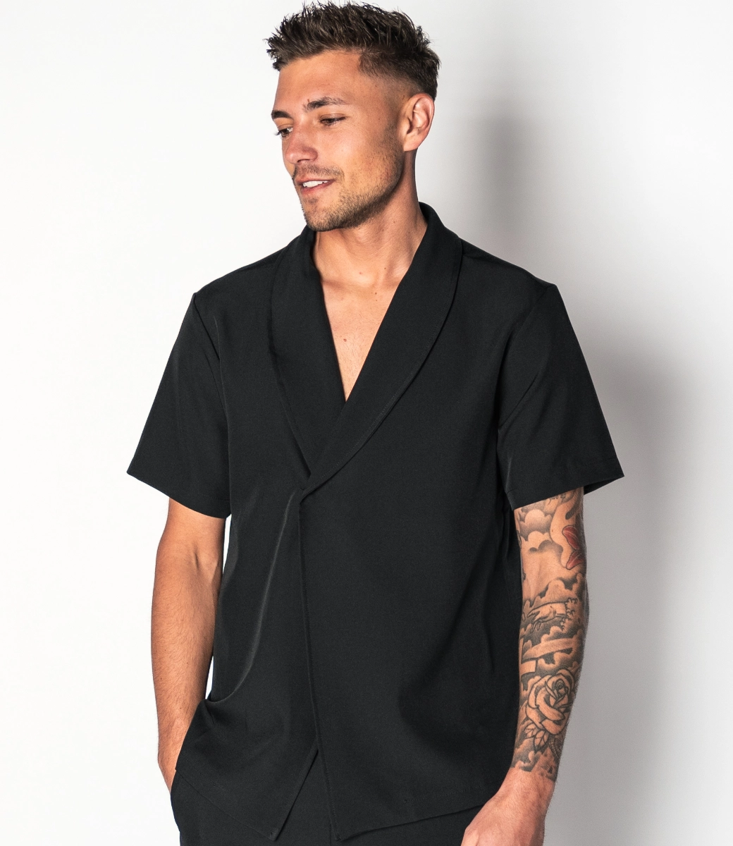 Zumo Regular Fit T-Shirts YONG Black