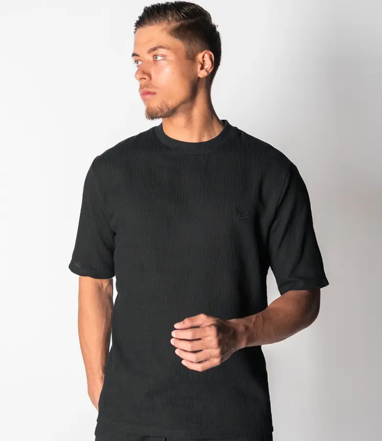 Zumo Regular Fit T-Shirts RITCHIE Black