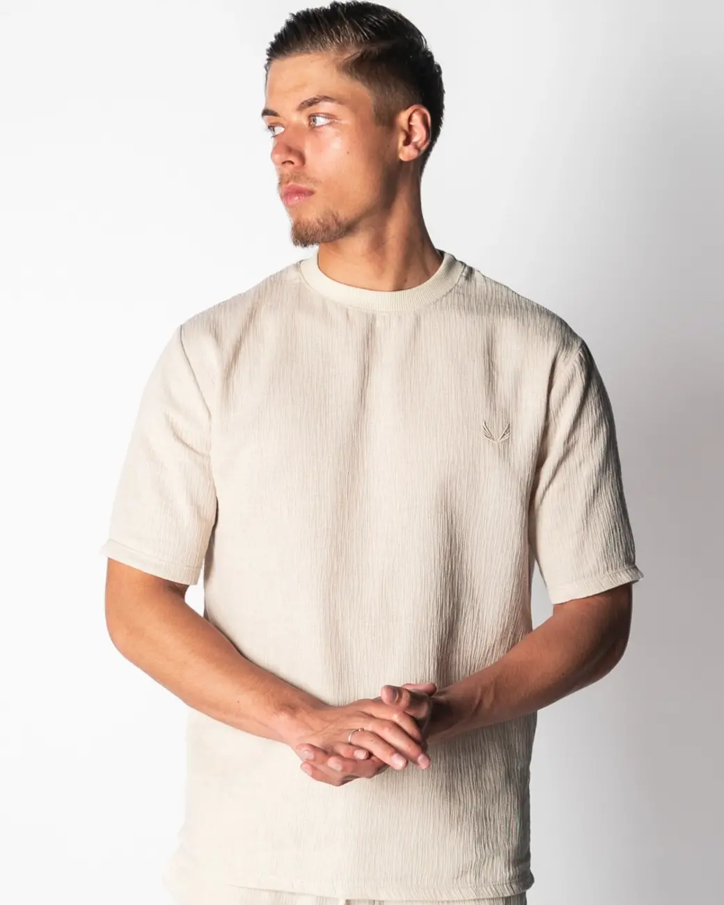 Zumo Regular Fit T-Shirts RITCHIE Sand