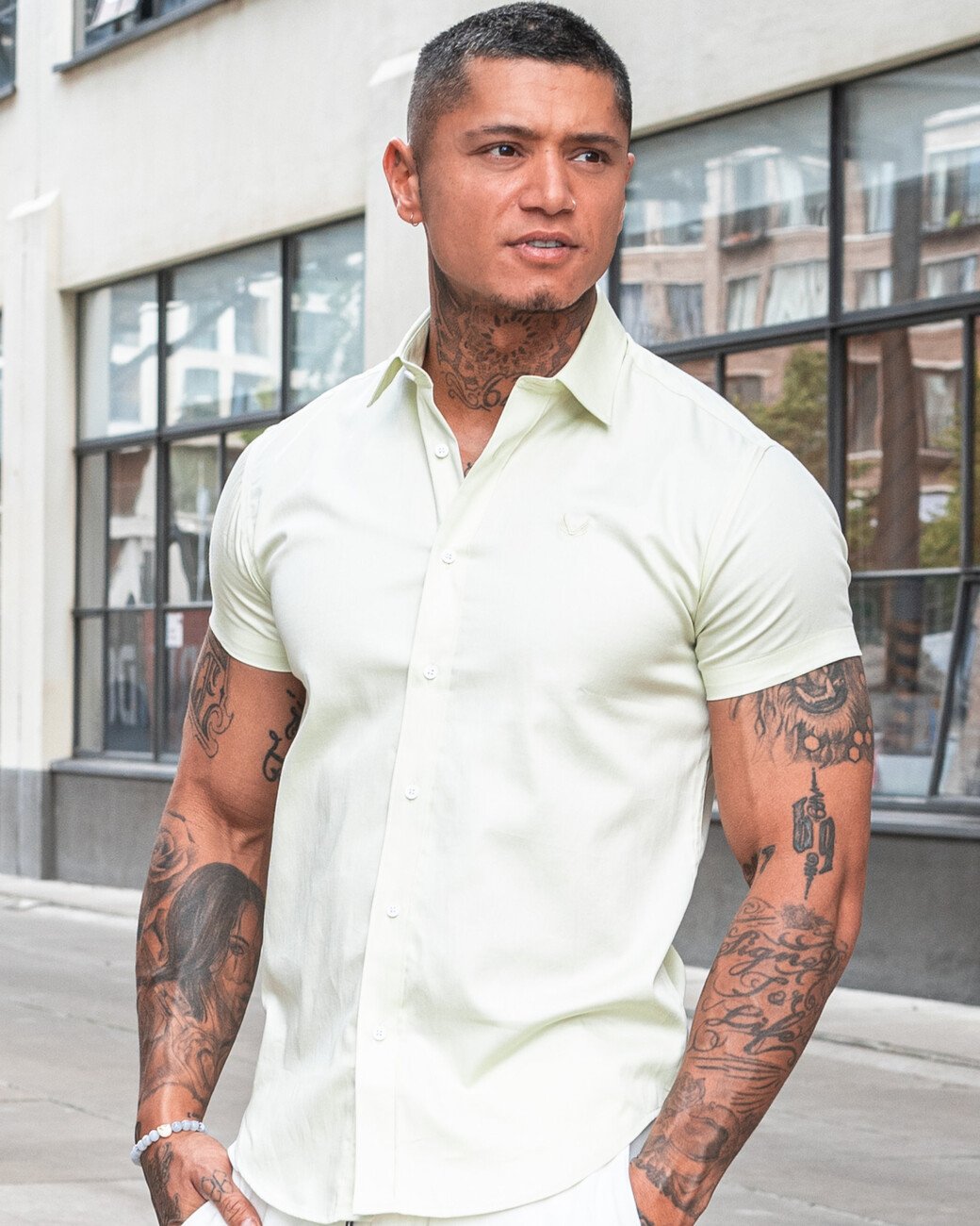 Zumo Regular Fit Shirts SCOTT-SS LightLime