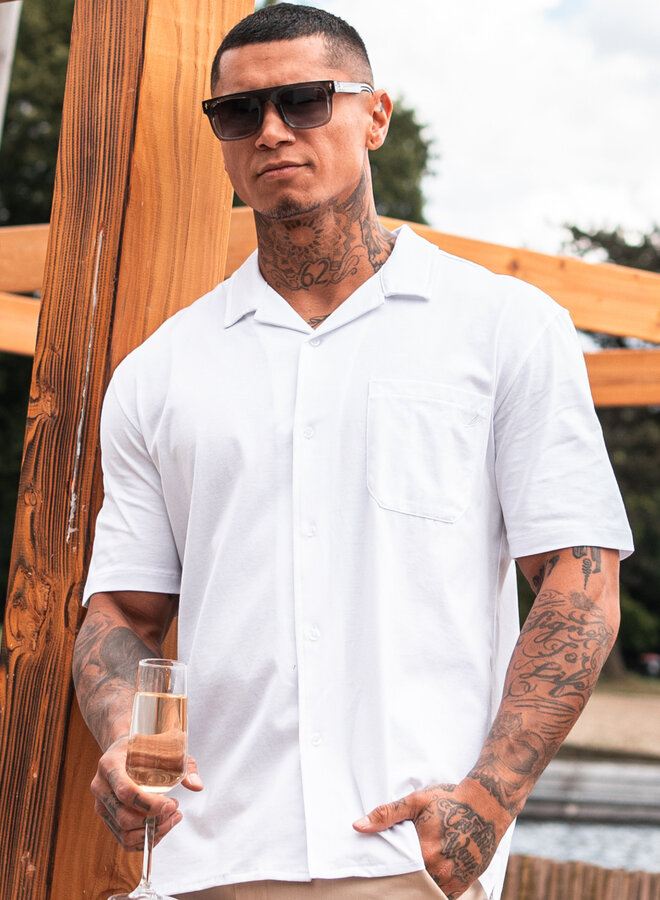 Zumo Regular Fit Shirts BEAU-MC White