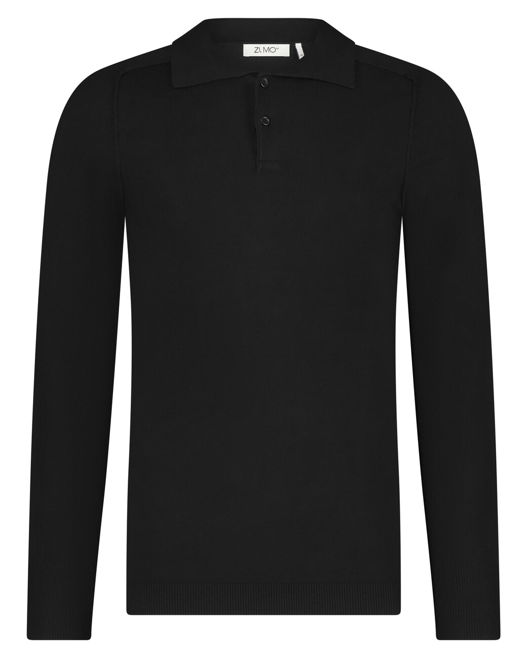 Zumo Slim Fit Pulls POLOSPAN Black