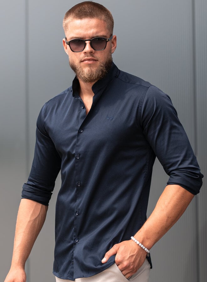 Zumo Slim Fit Shirts ELIJAH Navy