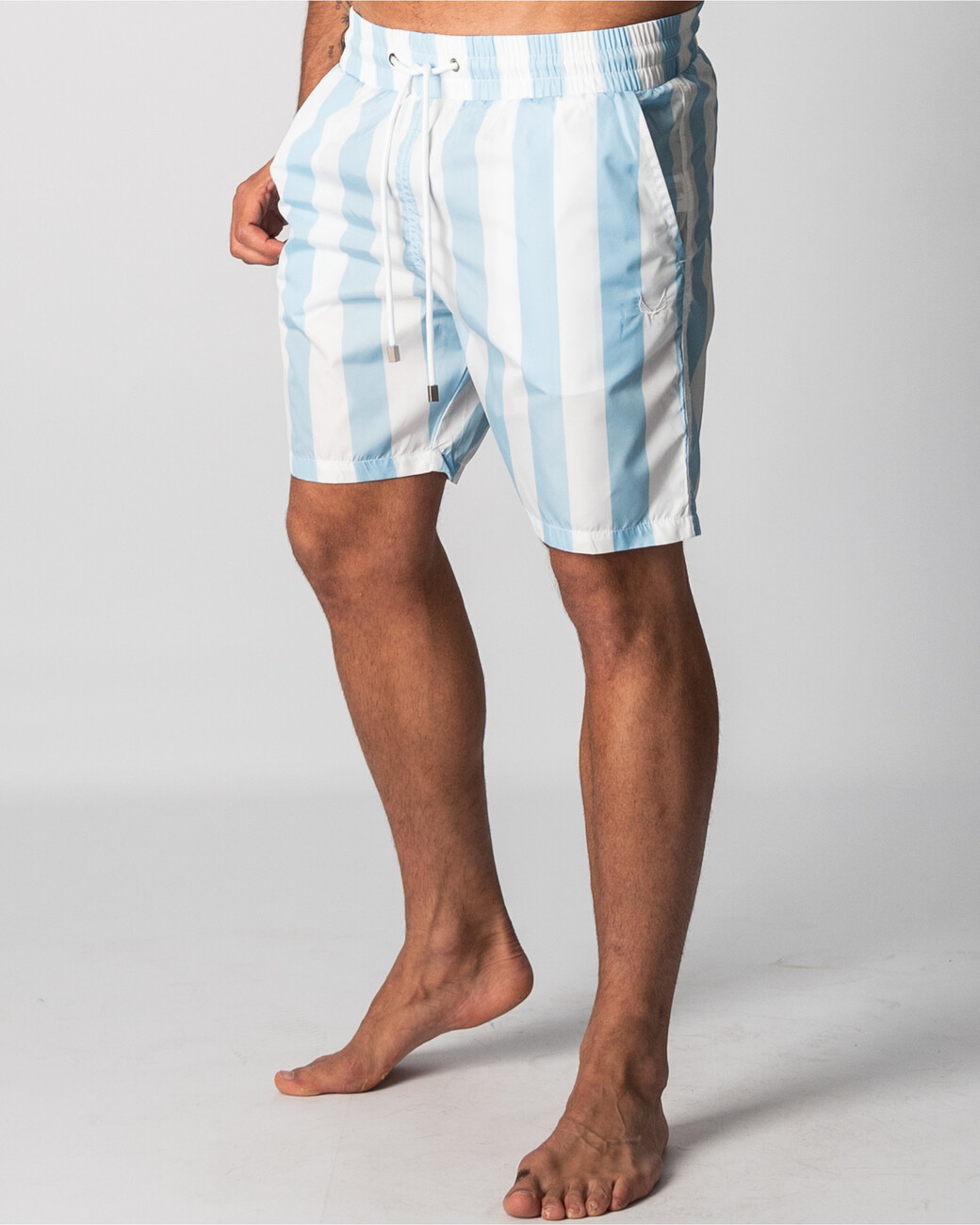 Zumo Slim Fit Swimwear SPARGI-STRIPE LightBlueWhite