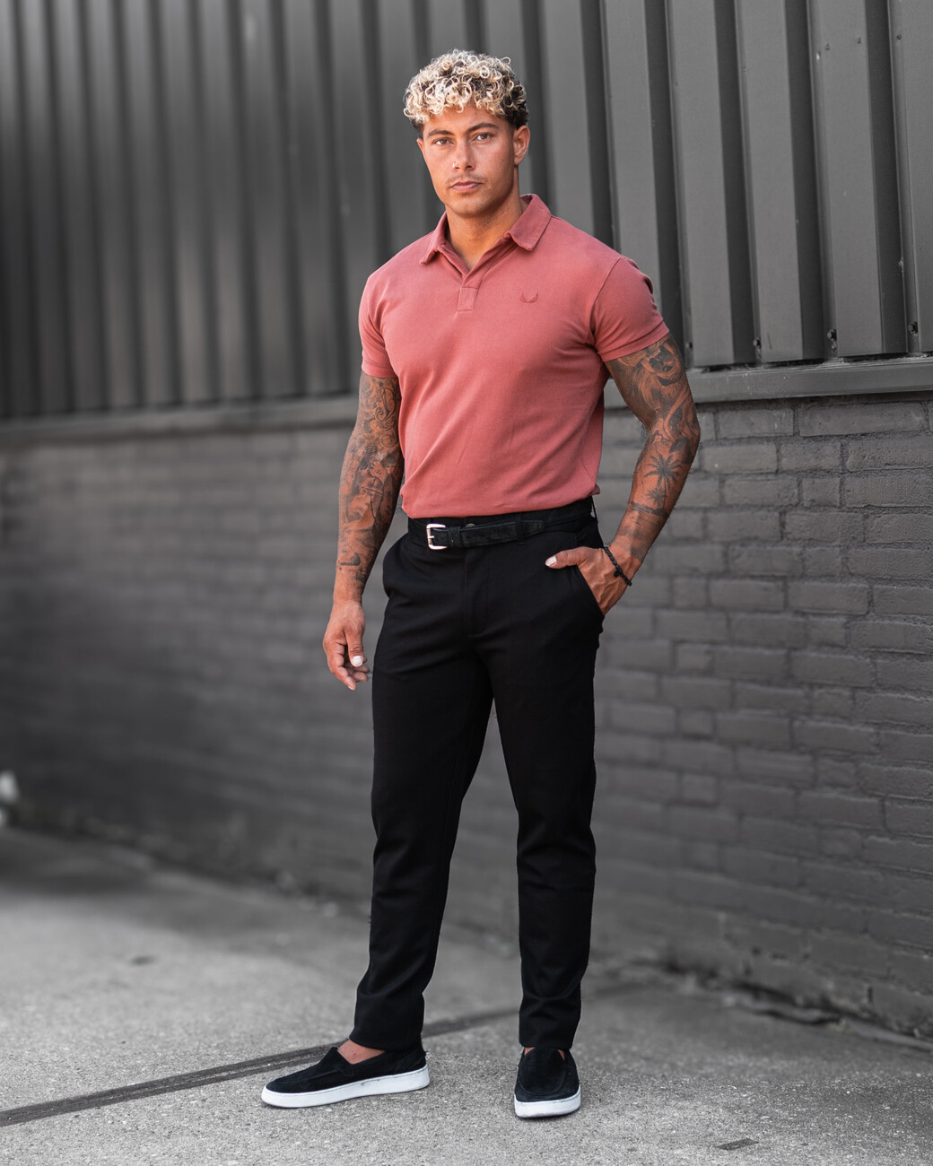 Zumo Regular Fit Polo's KENNY-NP Oxblood