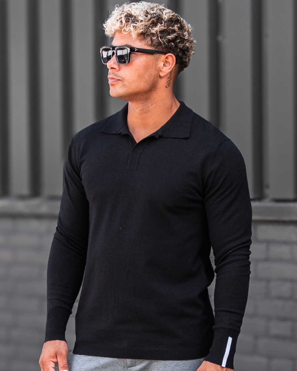 Zumo Regular Fit Pulls RICCIONE-LS Black