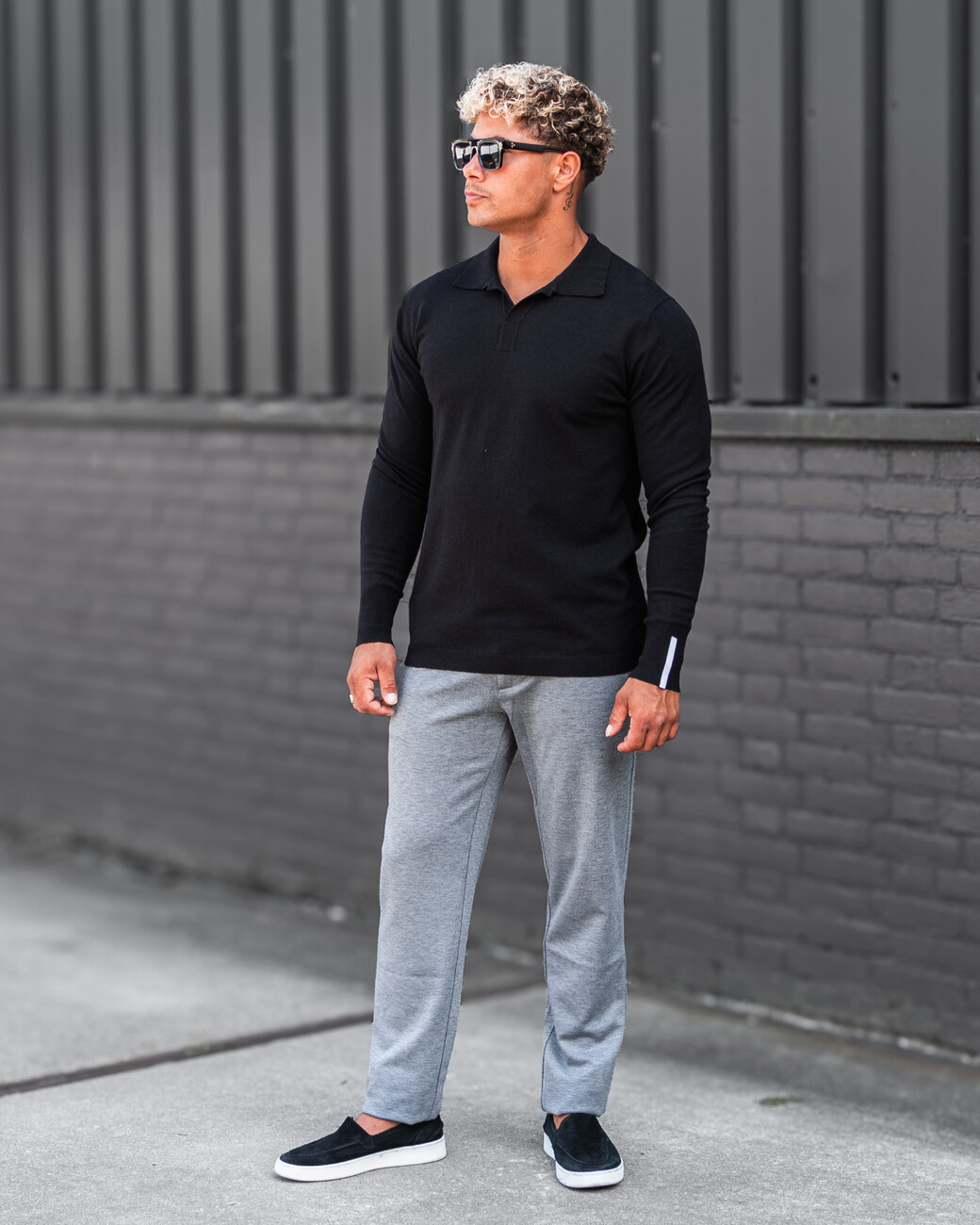 Zumo Regular Fit Pulls RICCIONE-LS Black