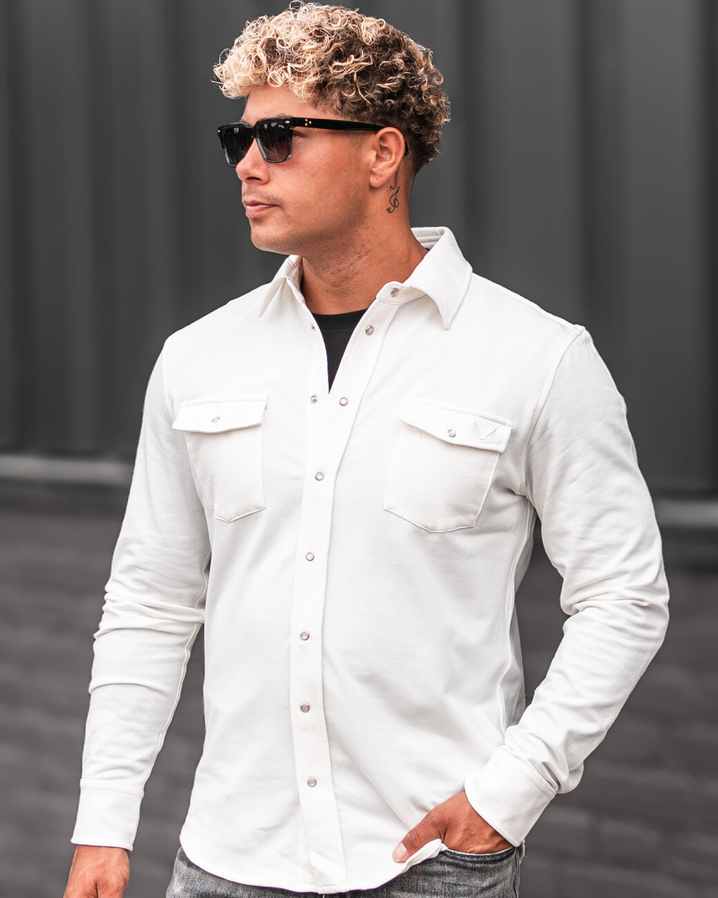 Zumo Regular Fit Overshirts RANCHER Cream