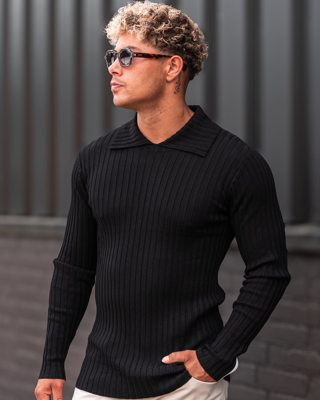 Zumo Regular Fit Pulls WOBURN Black