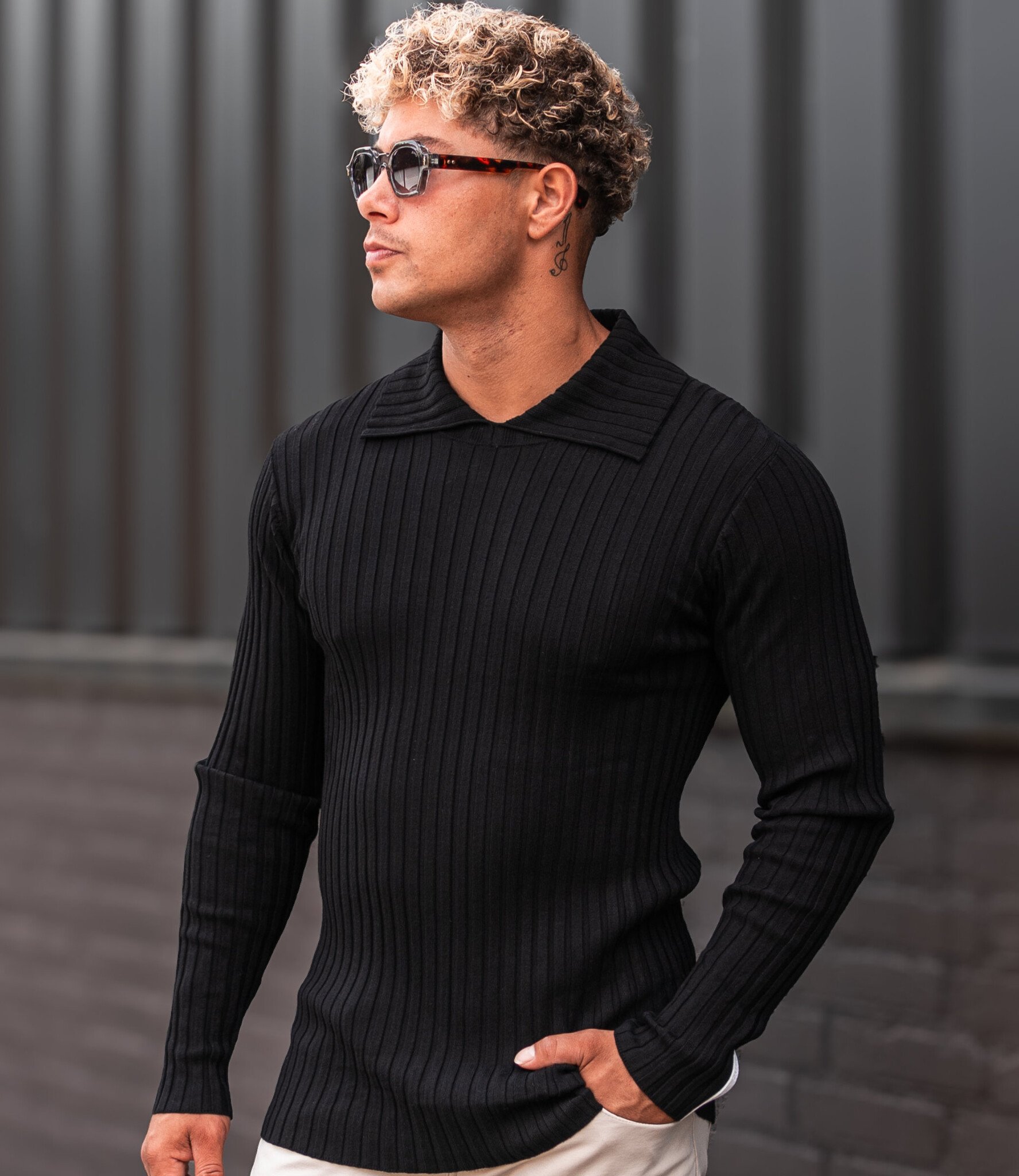 Zumo Regular Fit Pulls WOBURN Black