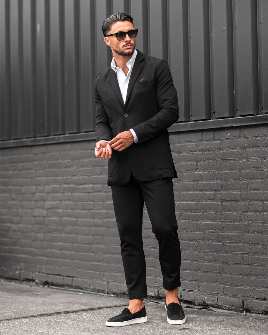 Zumo Slim Fit Blazers DORIAN Black