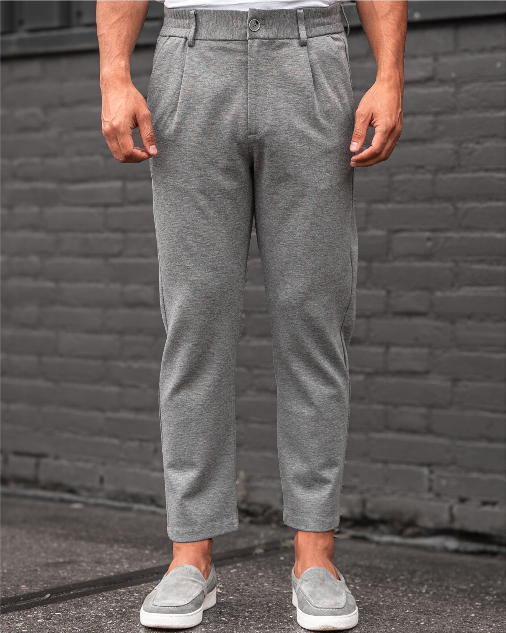 Zumo Regular Fit Pants OSCAR Grey