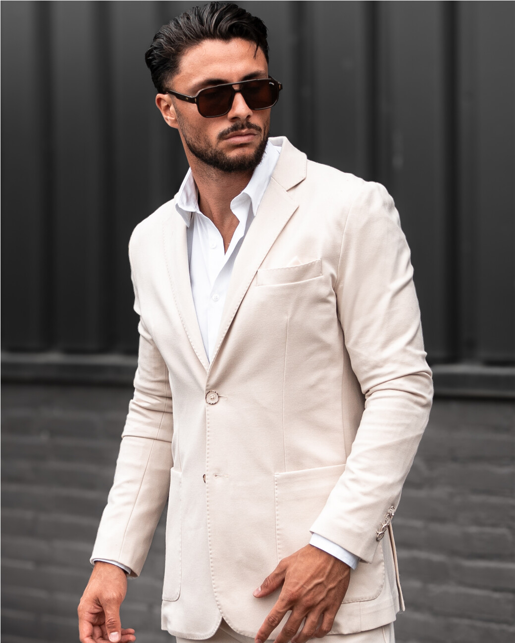 Zumo Slim Fit Blazers DORIAN LightBeige