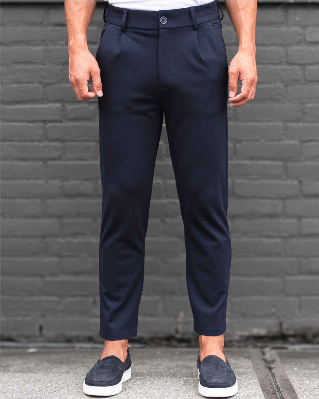 Zumo Slim Fit Pants OSCAR Navy