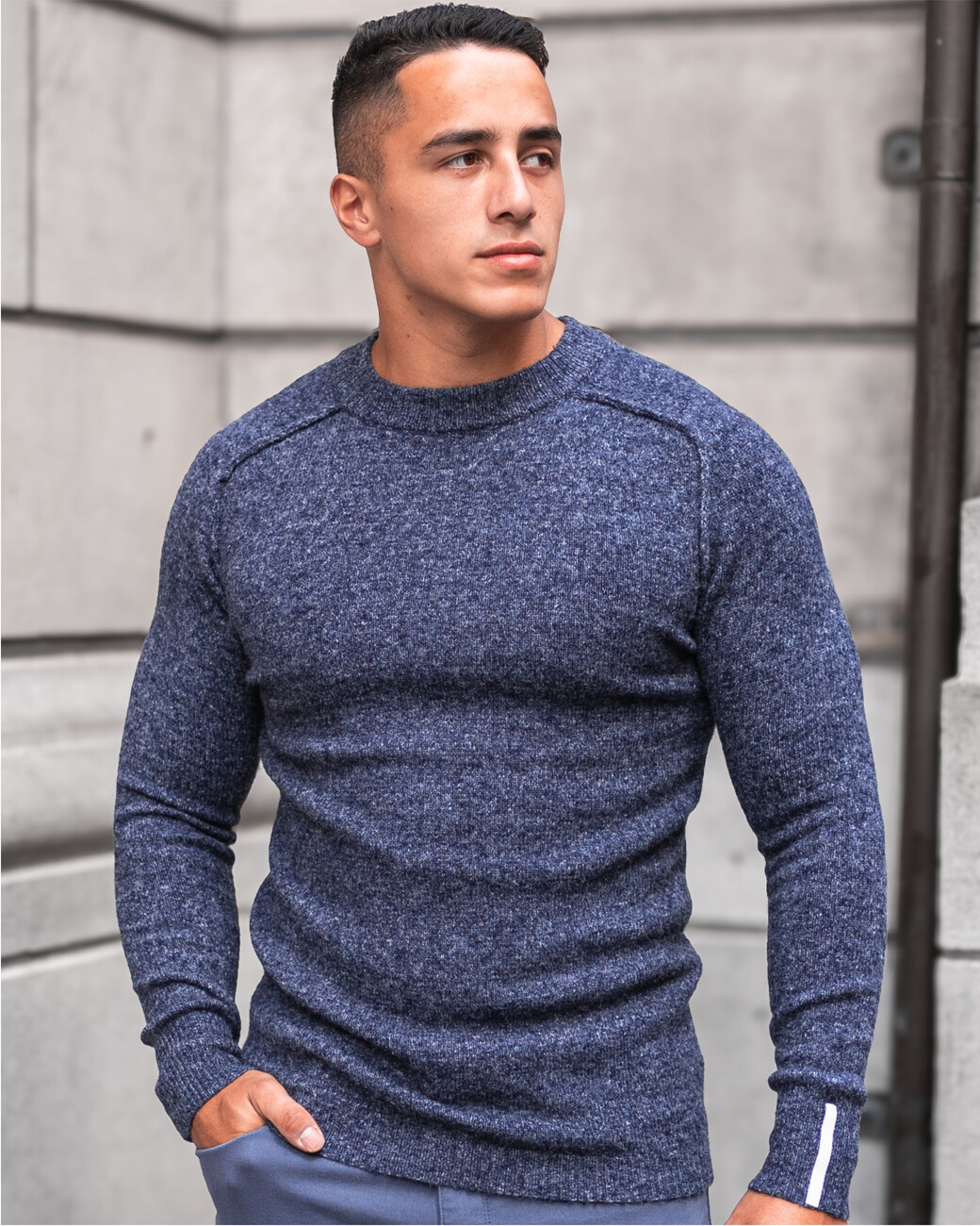 Zumo Regular Fit Pulls MALTHE-R Navy