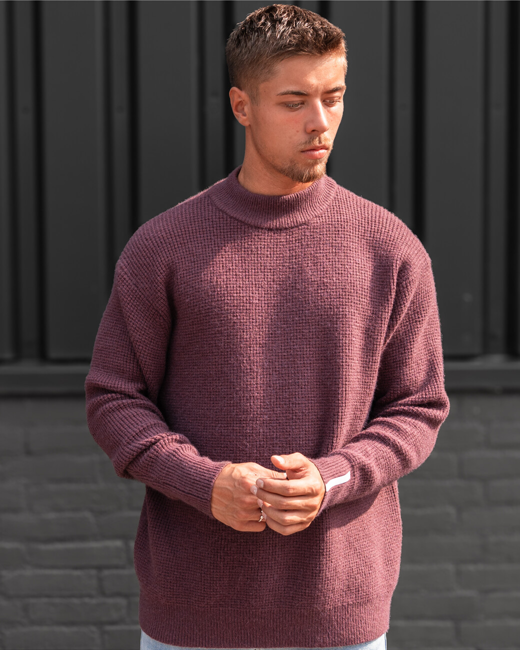 Zumo Oversized Fits Pulls STOW Oxblood