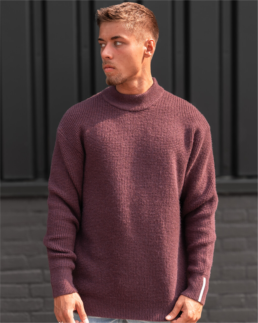 Zumo Oversized Fits Pulls STOW Oxblood