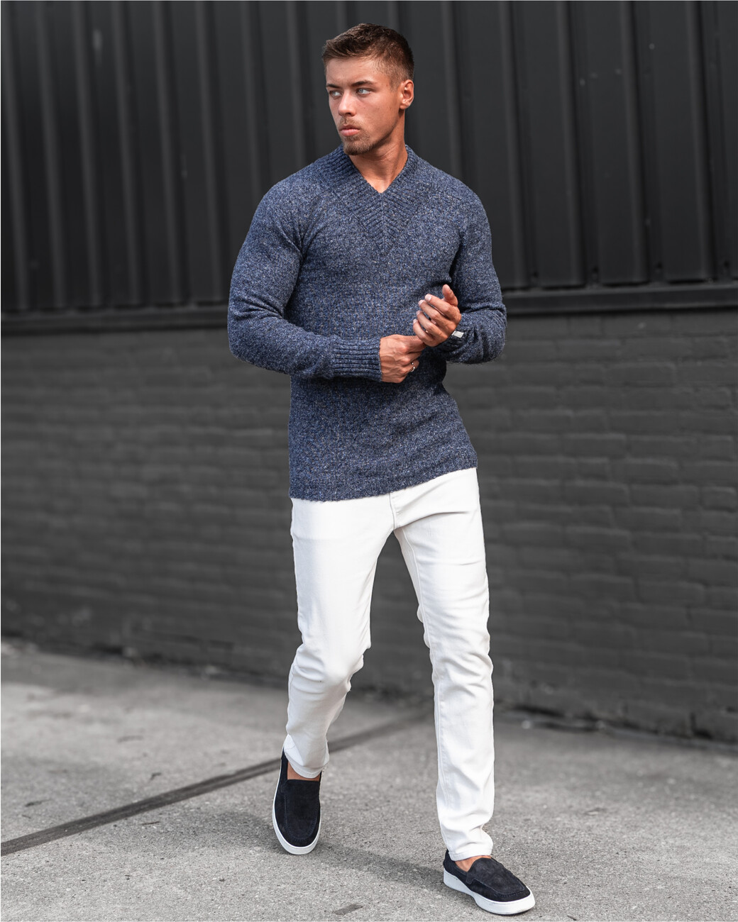 Zumo Regular Fit Pulls HOLLIS Navy