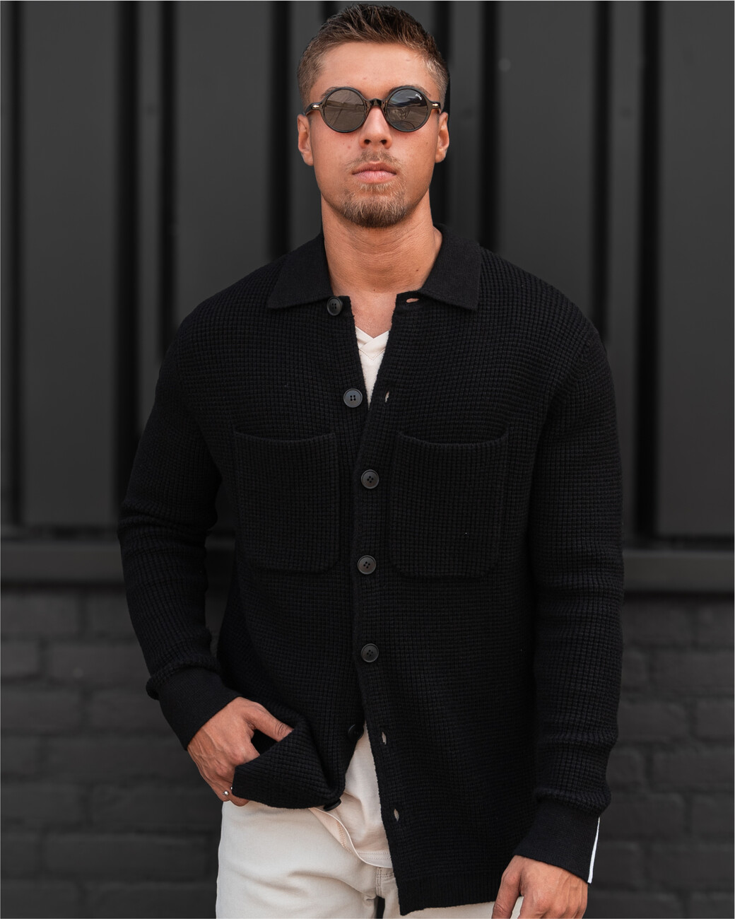 Zumo Oversized Fit Pulls GRANTE Black