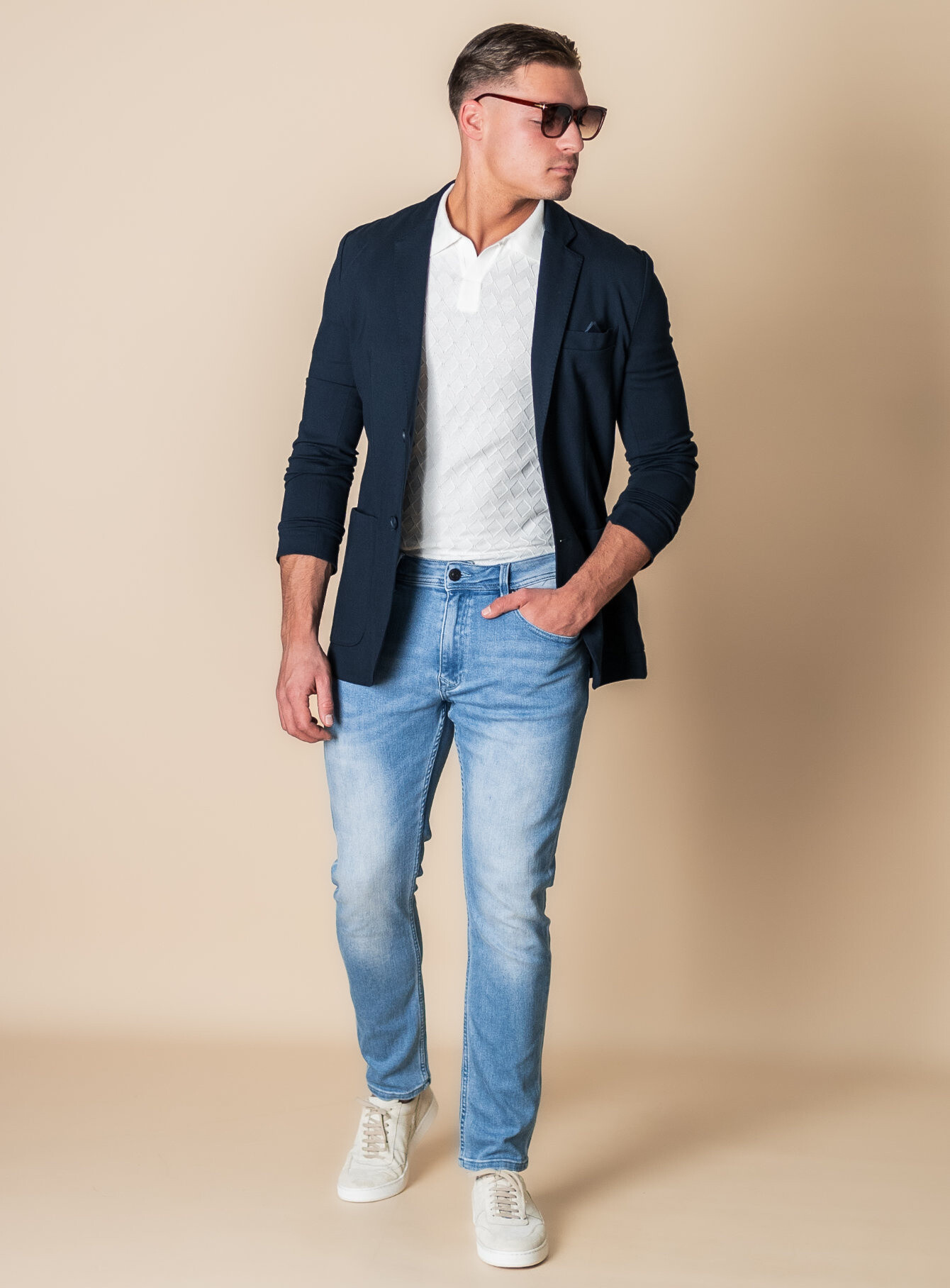 Zumo Slim Fit Pullovers RICCIANO Ecru