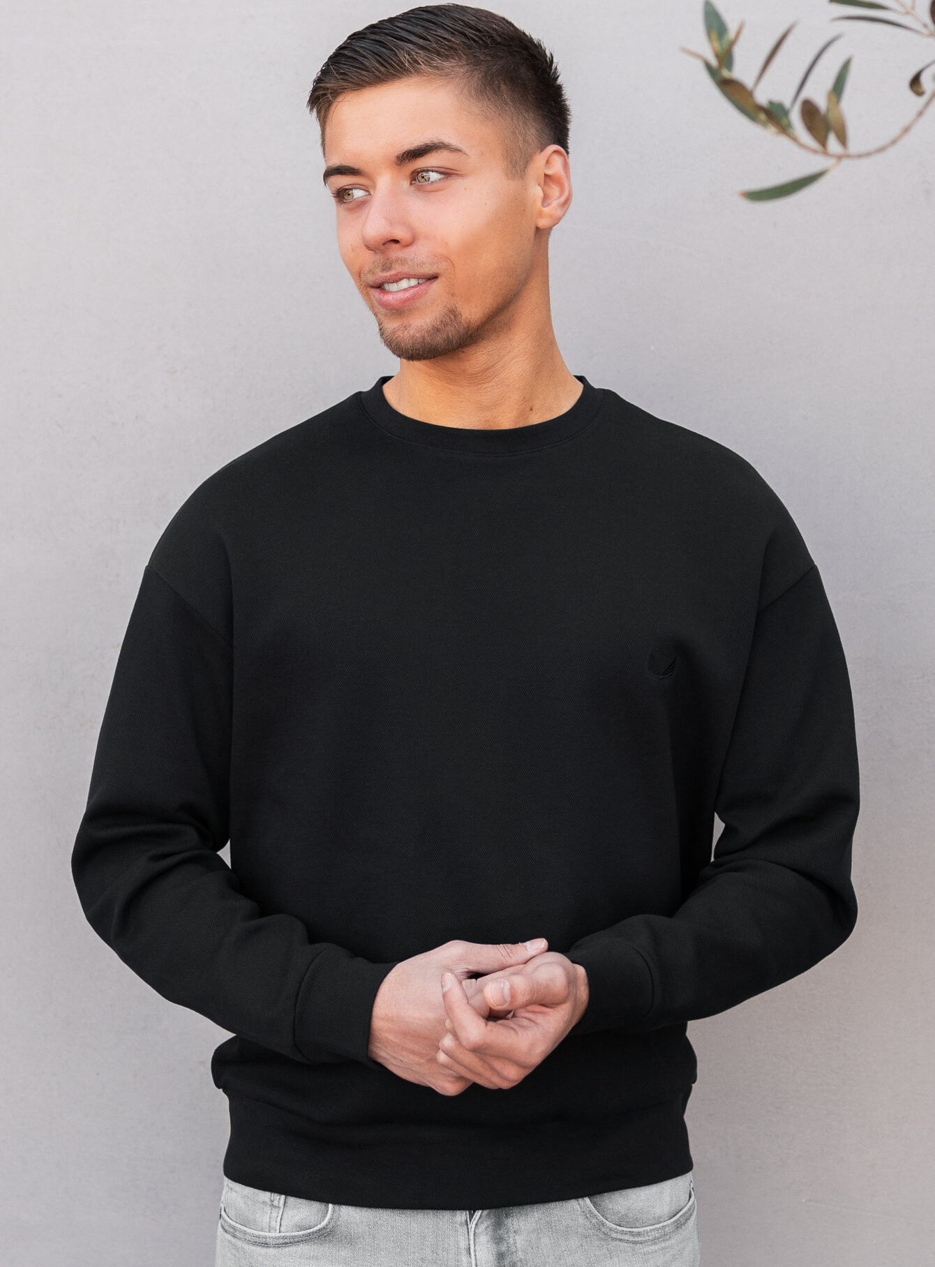 Zumo Regular Fit Sweatshirts PRINCE-LS-HP Black