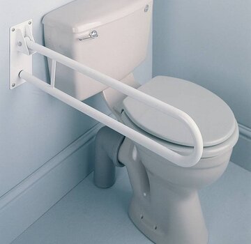 Opklapbare toiletbeugel met/zonder steunvoet