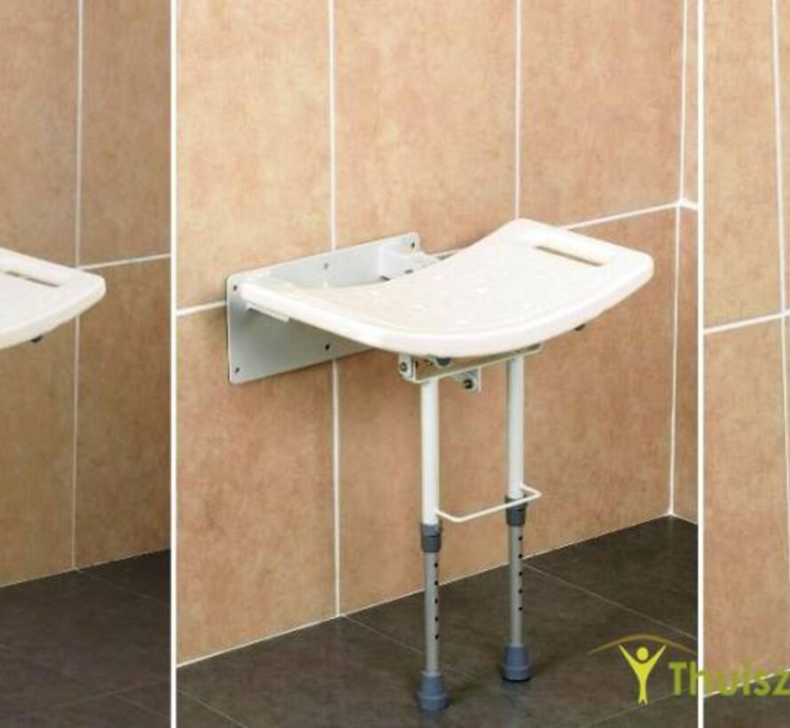 Douchezit Days voor muurbevestiging (met of zonder steunvoet)