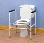 Extra stevig en regelbaar toiletkader