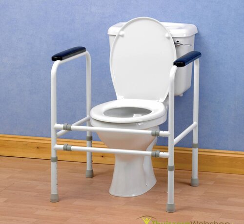 Extra stevig en regelbaar toiletkader