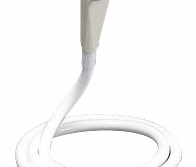 Voorgevormde haarwasbak voor gebruik aan wastafel