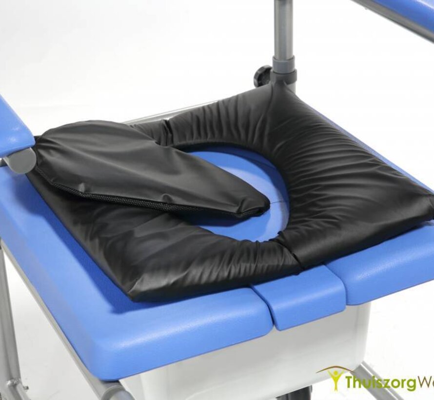 Gel/visco kussen voor toiletstoel 40 x 40 x 2,5 cm