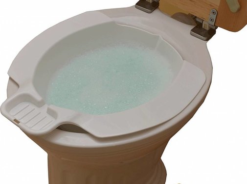 Kunststof opzet bidet voor het toilet